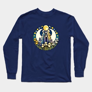 Triple Goddess Long Sleeve T-Shirt